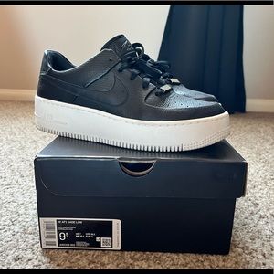 Nike sage low platform Air Force ones size 9.5